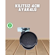 Zero Land Hnrlishp Sehpa ve Ekipmanlar Için Kilitsiz 4 cm Ayak 4’lü