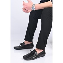 Bestello Bağcıksız Fiyonklu Poliüretan Taban Hakiki Deri Loafer 028-2068-26Y Erkek Ayakkabı