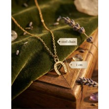 Sphere Jewelry Minimal Nal Çelik Kolye