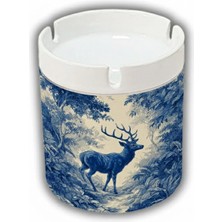 Sartre Art   Ala Geyik Tasarımlı Hediyelik Kokusuz Söndür At Küllük Kül Tablası