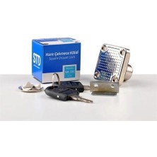 Mestore Std 138-22 mm Kare Çekmece Kilidi - 9996670611572