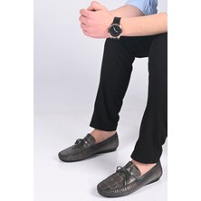 Bestello Bağcıksız Fiyonklu Poliüretan Taban Hakiki Deri Loafer 028-2068-26Y Erkek Ayakkabı