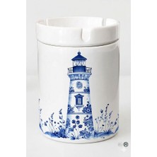 Sartre Art   Deniz Feneri Tasarımlı Hediyelik Kokusuz Söndür At Küllük Kül Tablası