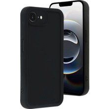 Buğz Iphone 16E Kılıf Viera Silikon - Siyah