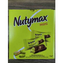 Şölen Nutymax Mini Sütlü Çikolatalı Kaplamalı ve Desenli Antep Fıstıklı Kremalı Gofret 1000 G
