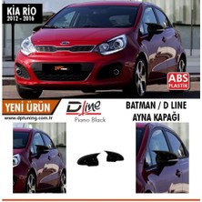 Kıa Rıo 2012-2016  Sinyalli Yarasa Ayna Kapağı P.black Oto Aksesuar Premium