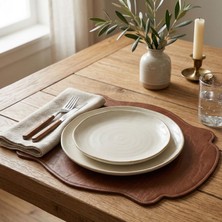 Grand Fine Art 2 Adet Çift Yüz Kenar Dikişli Deri Amerikan Servis,kolay Silinir Supla ,AS00120