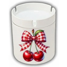 Sartre Art  Kirazlarımm Tasarımlı Hediyelik Kokusuz Söndür At Küllük Kül Tablası