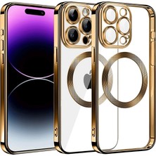 Buğz Iphone 13 Pro Max Kılıf Slot Silikon - Gold