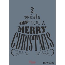 Mestore Rich New Seri N-640 Stencil 35X25 cm - 9996674545927