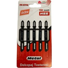 Mestore Knisaw 51718 Metal Dekupaj Testeresi 5 Parça - 5555222002455