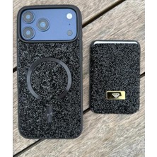 TeknoCase iPhone Diamond Kartlık/cüzdan Premium Kılıf