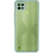 Buğz Realme C21 Kılıf Montreal Silikon Kapak - Turkuaz