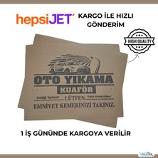 Velvox Oto Kağıt Paspas 500 Adet 32X45 cm – 120 gr Ultra Kalın Kraft Kağıt, Dayanıklı Oto Yıkama Kağıt Paspas