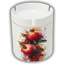 Sartre Art   Nar Tasarımlı Hediyelik Kokusuz Söndür At Küllük Kül Tablası