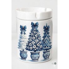 Sartre Art Çam Ağaçlarım  Tasarımlı Hediyelik Kokusuz Söndür At Küllük Kül Tablası