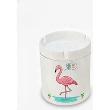 Sartre Art Flamingo  Tasarımlı Kokusuz Söndür At Küllük Kül Tablası