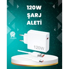 Zero Land Hnrlishp 120 Watt Güçlü Hızlı Şarj Adaptörü Huawei P30 P40 Mate 20  Uyumlu