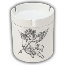 Sartre Art   Aşk Meleğim Tasarımlı Hediyelik Kokusuz Söndür At Küllük Kül Tablası