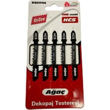 Mestore Knisaw 51744 Ahşap Testere Bıçağı 5 Parça - 5555222002448