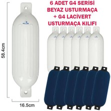 DRT G4 Beyaz Usturmaça ve Kılıfı 6'lı Set