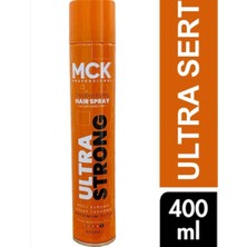 Mck Ultra Güçlü Sertleştirici Saç Spreyi 400 ml Hızlı Kuruma ve Maksimum Tutucu Özellik