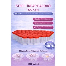 Epilons Steril Idrar Kabı Kapasiteli Numune Toplama Kabı 100 Adet