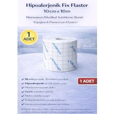 Epilons Hipoalerjenik Fix Flaster 10 cm x 10 M 1 Adet Nonwoven Sabitleme Bandı Yapışkanlı Pansuman