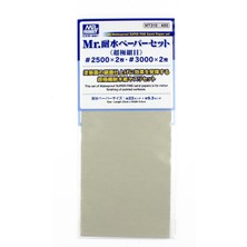 Mr.hobby MT-310 Su Geçirmez, Kum Zımparası Seti, Süper Ince, (NO.2500X2, NO.3000X2)