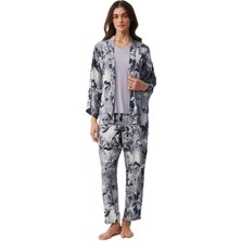 Penye Mood Kadın Lila Pijama Takım PM9906