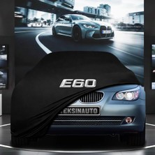 ULTRASHOP Bmw 5 Serisi E60 Sedan (2003-2010) Kumaş Oto Branda Araç Brandası Siyah Renk Kumaş Penye Araba Brandası Pratik Araç Örtüsü