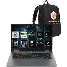 Lenovo Loq Intel Core I7 14700HX 8gb 256GB SSD RTX5070/8GB 115W 17.3" Fhd W11P Taşınabilir Bilgisayar & Per4 Çanta 83JH00BCTRP381