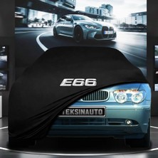 ULTRASHOP Bmw 7 Serisi E66 Long (2001-2008) Kumaş Oto Branda Araç Brandası Siyah Renk Kumaş Penye Araba Brandası Pratik Araç Örtüsü