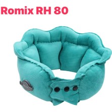 M21 Romix Rh-80 Yeni Nesil Taşınabilir Yüksek Kaliteli Kadife Kumaş Tam Destekli Şişme Boyun Yastığı
