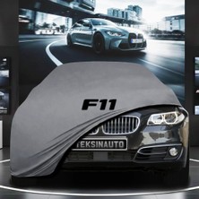 ULTRASHOP Bmw 5 Serisi F11 (2010-2017) Kumaş Oto Branda Araç Brandası Gri Renk Kumaş Penye Araba Brandası Pratik Araç Örtüsü