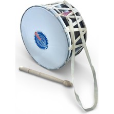 Güzelyüz Avm 30 cm Ahşap Davul Ip Askılı Çocuk Davulu Tokmak Dahil 23 Nisan Gösteri Davulu