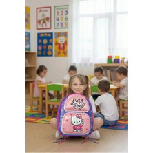 Probag Hello Kitty Kız Çocuk Anaokulu Okul Çantası Pembe Mor – Kreş ve Okul Öncesi Sırt Çantası