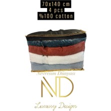 Eco Lounge Nevresim Dünyası 70X140 4'lü Havlu Prime 3