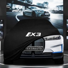 ULTRASHOP Bmw Ix3 G08 Suv (2020-2021) Kumaş Oto Branda Araç Brandası Siyah Renk Kumaş Penye Araba Brandası Pratik Araç Örtüsü