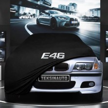 ULTRASHOP Bmw 3 Serisi E46 (1998-2006) Kumaş Oto Branda Araç Brandası Siyah Renk Kumaş Penye Araba Brandası Pratik Araç Örtüsü