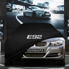 ULTRASHOP Bmw 3 Serisi E92 (2005-2010) Kumaş Oto Branda Araç Brandası Siyah Renk Kumaş Penye Araba Brandası Pratik Araç Örtüsü