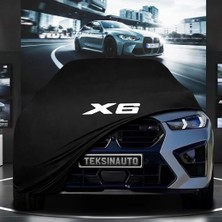 ULTRASHOP Bmw X6 F96 (2020-) Kumaş Oto Branda Araç Brandası Siyah Renk Kumaş Penye Araba Brandası Pratik Araç Örtüsü