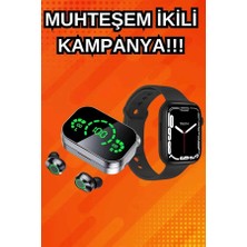 Najmaddin Yeni Nesil Akıllı Saat ve Ucuz Kaliteli Bluetooth Kablosuz Kulaklık Amoled Ekran