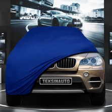 ULTRASHOP Bmw X5 E70 (2007-2013) Kumaş Oto Branda Araç Brandası Mavi Renk Kumaş Penye Araba Brandası Pratik Araç Örtüsü