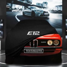 ULTRASHOP Bmw 5 Serisi E12 (1972-1981) Araca Özel Kumaş Oto Branda Siyah Penye Araba Branda Araç Örtüsü