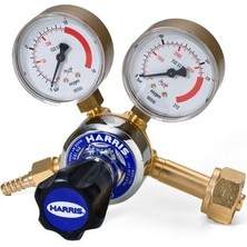 Harris 801 Oksijen Regülatörü 0-10 Bar 230 Bar Giriş 801D-10-OX