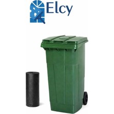 Elcy 120 Lt Atık Kovası Yanında 90*120 Rulo Atık Poşeti Ile Birlikte