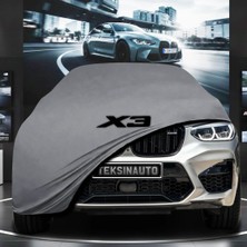 ULTRASHOP Bmw X3 G01 (2017-) Kumaş Oto Branda Araç Brandası Gri Renk Kumaş Penye Araba Brandası Pratik Araç Örtüsü