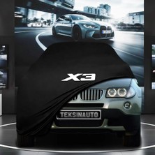 ULTRASHOP Bmw X3 E83 (2003-2010) Kumaş Oto Branda Araç Brandası Siyah Renk Kumaş Penye Araba Brandası Pratik Araç Örtüsü