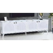 Yuvaset Home Maye Bohem Beyaz Tv Sehpası